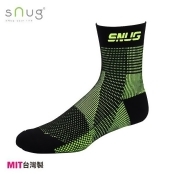 【SNUG運動壓縮】運動壓縮繃帶襪- 螢光綠 25-27 【SNUG運動壓縮】運動壓縮繃帶襪- 螢光綠 25-27
