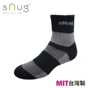 【SNUG除臭襪】動能氣墊運動襪-黑灰色2527/ 【SNUG除臭襪】動能氣墊運動襪-黑灰色2527
