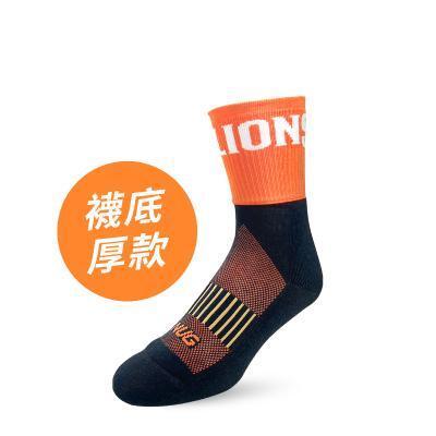 【厚底】2025限量款-統一獅 中筒聯名除臭襪 橘黑 售價$680:2025統一獅職棒中筒聯名除臭襪 橘黑22-24(預購) 