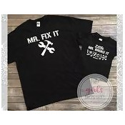 Mr. Fix It, Little Mr. Broke It, Matching Dad and Me Shirts, Daddy and Son Shirts, Fathers Day Gift Mr. Fix It, Little Mr. Broke It, Matching Dad and Me Shirts, Daddy and Son Shirts, Fathers Day Gift