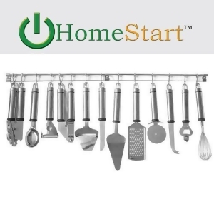 Wall Mountable 13-Piece Stainless Steel Tool and Gadget Set - All