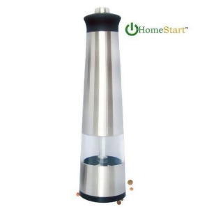 Electric Ss Salt and Pepper Grinder with Led Light Pack of 2 - All