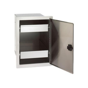 Single Access Door with Dual Drawers - All
