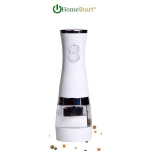 2 in 1 Electric White Salt and Pepper Grinder - All