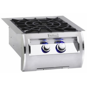 Built-in Echelon Power Burner with Porcelain Cast Iron Grid - All