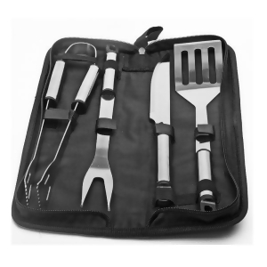 5 Piece Stainless Steel Bbq Tool Set - All