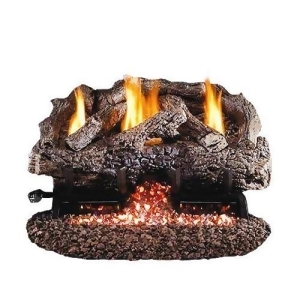 G10 Series Charred Front Logier Oak Bottom Front Log- 24 inch- Logs Only - All
