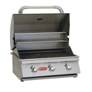 24'' Stainless Steel Built-In Natural Gas Barbecue Grill by Bull Bbq - All