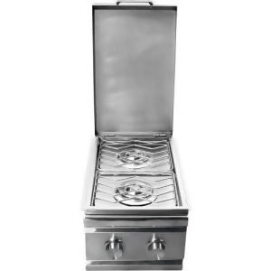 Stainless Steel Double Side Burner-Natural Gas - All
