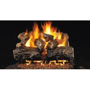Standard Burnt Rustic Oak Gas Logs- 24 Inch- Logs Only - All