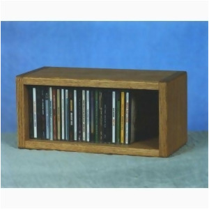 Solid Oak desktop or shelf Cd Cabinet Model 103-1 - All