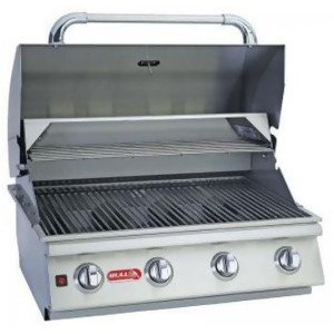 30 Inch Stainless Steel Lonestar Select 4-Burner Barbecue Grill Natural Gas - All