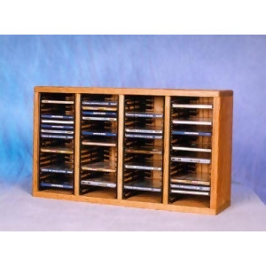 Solid Oak desktop or shelf Cd Cabinet Model 409-1 - All