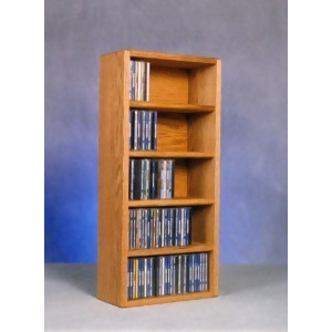 Solid Oak desktop or shelf Cd Cabinet Model 503-1 - All