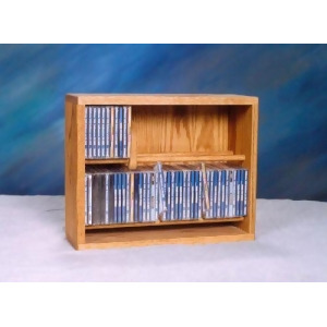 Solid Oak Dowel Cabinet for CD's Model 206-18 - All