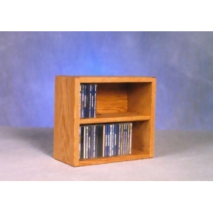 Solid Oak desktop or shelf Cd Cabinet Model 203-1 - All