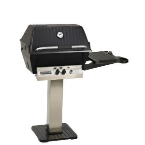 Broilmaster Natural Gas Grill Package with Stainless Steel Patio Base Side Shelf - All