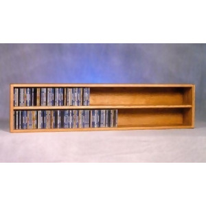 Solid Oak Wall or Shelf Mount Cd Cabinet Model 203-4 - All