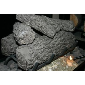 Standard Charred Grizzly Oak Gas Logs- 24 Inch- Logs Only - All