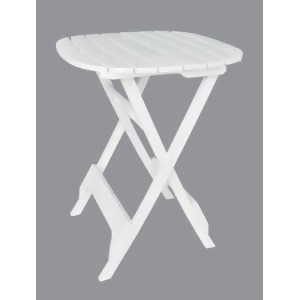 40 in Quik-Fold Bistro Table White - All