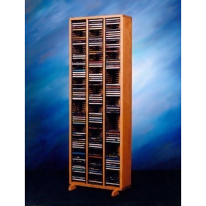 Solid Oak Tower for CD's Model 309-4 - All