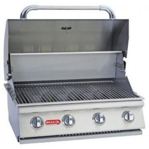 Bull Bbq 30 Inch Stainless Steel Outdoor 4-Burner Natural Gas Barbecue Grill - All