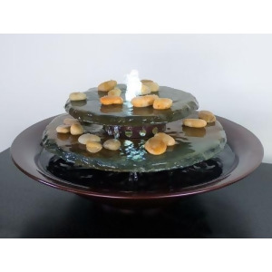 Water Wonders Tranquility Pool Tabletop Fountain Dark Copper Finish - All