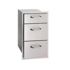 Triple Storage Drawer Stainless Steel - All