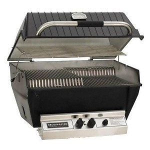 Broilmaster Premium P4-x Propane Grill Head with Stainless Steel Burner Aluminum Lid - All
