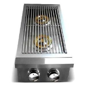 Premier Series Stainless Steel Double Side Slide-In Burner-Propane - All