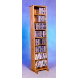 Solid Oak Dowel Cabinet for CD's Model 806-12 - All