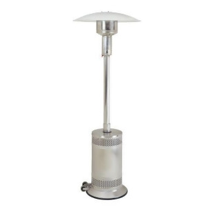 Propane Patio Heater with Push Button Ignition Stainless Steel - All