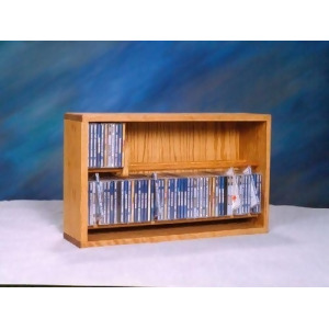 Solid Oak Dowel Cabinet for CD's Model 206-24 - All