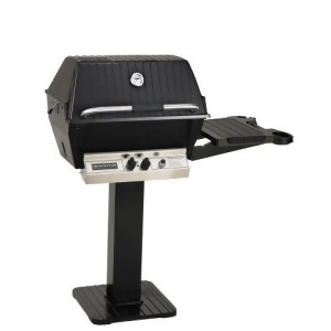 Broilmaster Natural Gas Deluxe Grill Package with Stainless Steel Grids Patio Post Base - All