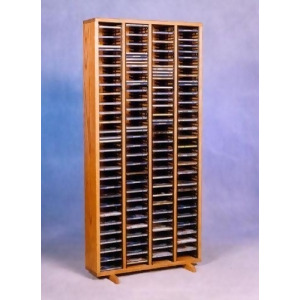 Solid Oak Tower for CD's Model 409-4 - All