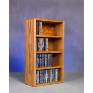 Solid Oak desktop or shelf Cd Cabinet Model 403-1 - All