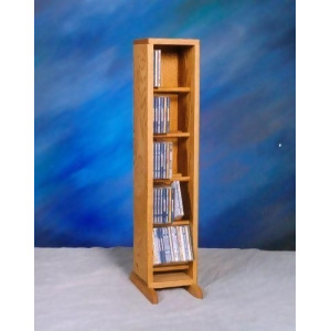 Solid Oak Dowel Cabinet for CD's Model 506 - All