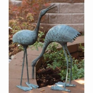 Set of Two Stately Garden Cranes - All