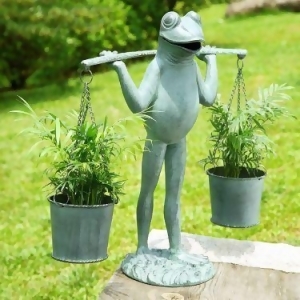 Farmer Frog Planter Holder - All
