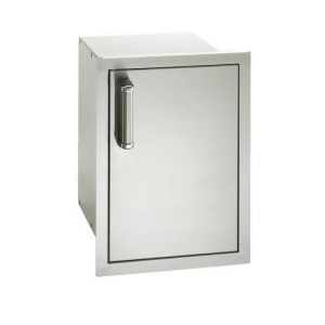 Flush Mount Single Access Right Swing Door w/ Drawer Stainless Steel - All