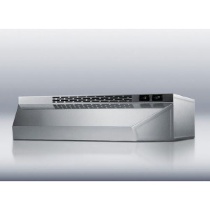 Convertible range hood stainless steel finish 20 inch wide - All