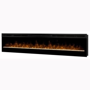 Galveston Led Flame Wall-mount Electric Fireplace Black - All