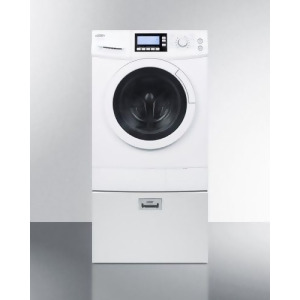 Pedestal with drawer to raise height of select washer/dryers for easier accessibility - All