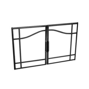 Glass Swing Firebox Door With Accent 39 inch - All