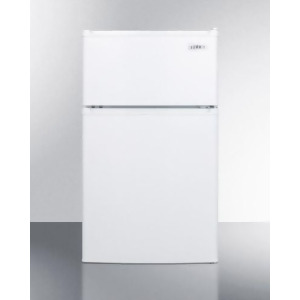 Compact Energy Star 2-door refrigerator-freezer with cycle defrost - All