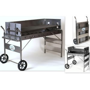 Bear Tooth Charcoal Grill Cart by Rocky Mountain Cookware - All