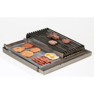 Master Chef Lift-Off 4-Burner Stainless Steel Comb. Griddle/Broiler - All