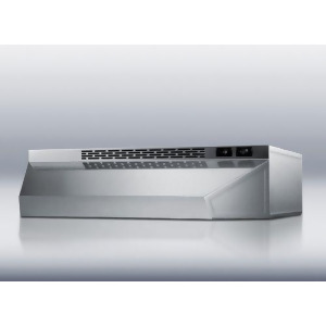 Convertible range hood 48 inch wide stainless steel finish - All