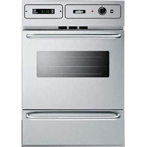 Stainless Steel 220V Electric Wall Oven With Digital Clock/Timer - All