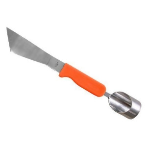 Stainless Steel Lettuce Knife with coring tool embedded in handle - All